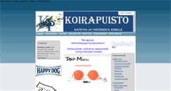 Desktop Screenshot of koirapuisto.com